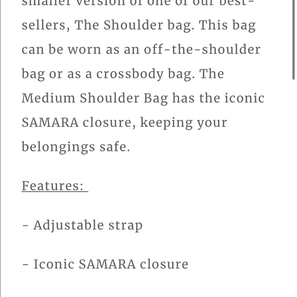 Samara peony shoulder bag - Picture 4 of 4